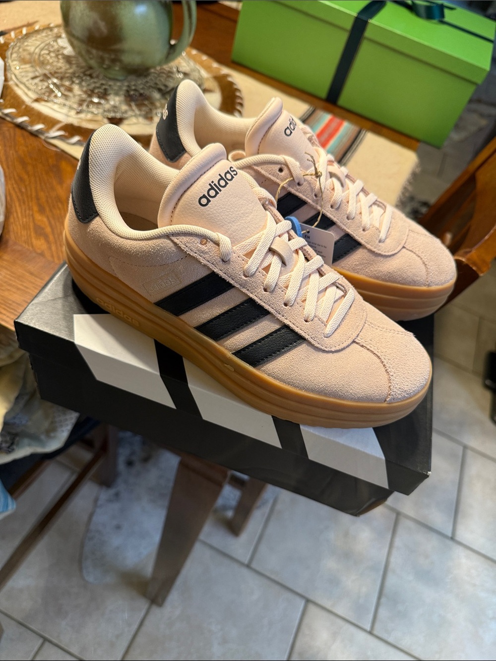 adidas Women's VL Court Bold Platform Casual Sneakers